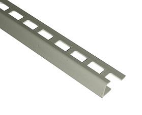 Профиль наружный для плитки DECONIKA 10 мм 002-0 Светло-серый глянцевый